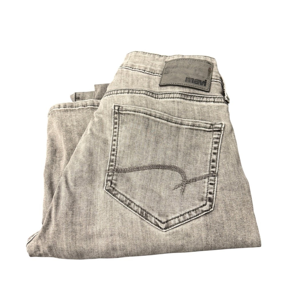 Mavi Jake Slim Leg Jeans Mens 30x32 ACTUAL Gray Denim Faded Wash Classic